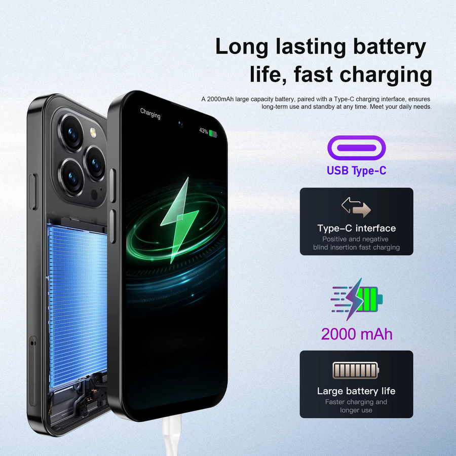 SERVO 3G WCDMA Mini-Smartphone mit Android 10.0, 4,0 Zoll Display, 2GB RAM, 16GB Speicher, WLAN-Hotspot und Gesichtserkennung in Pink oder Black - Bild 4