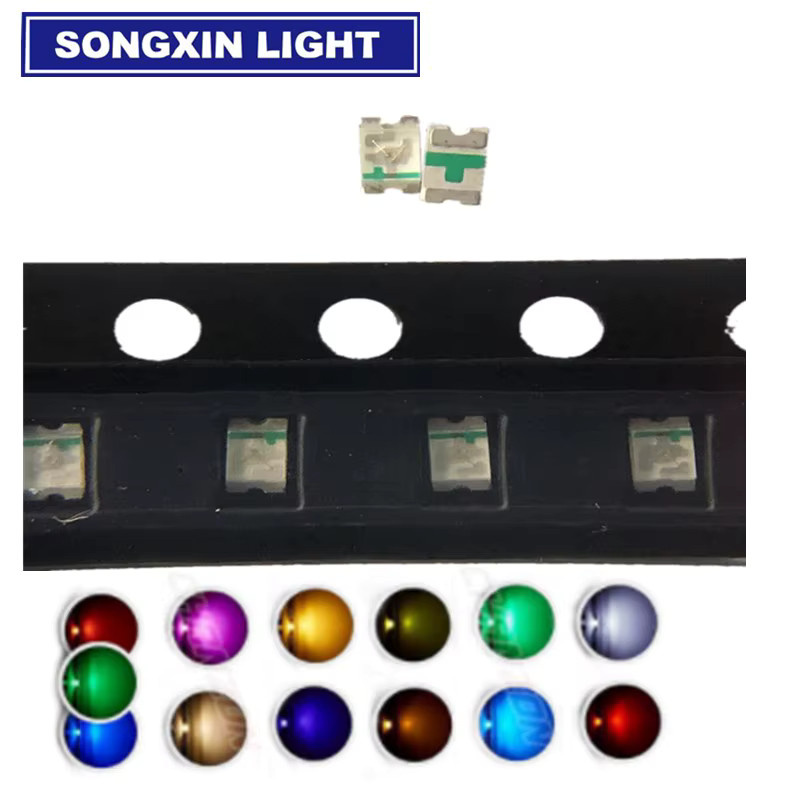 100 Stück XIASONGXIN SMD LED-Dioden 0805 in Smaragdgrün (520–530 nm), 3,0–3,4 V - Bild 4