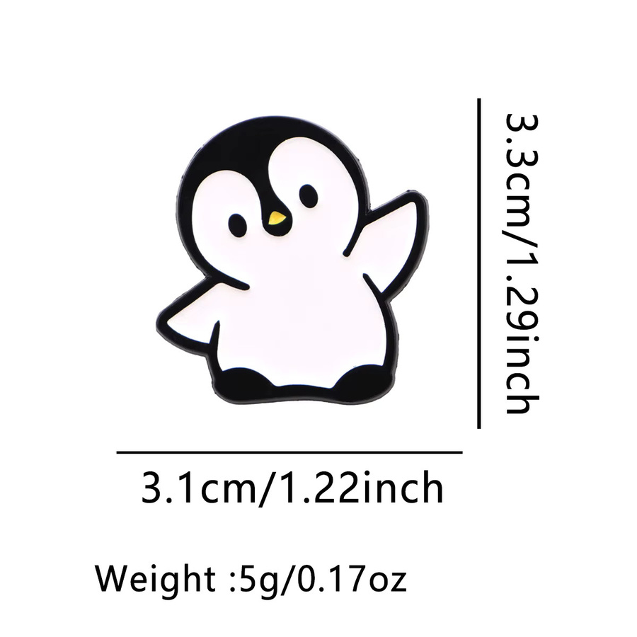 Ramulus Anstecknadel Pinguin, Emaille, Unisex - Bild 3