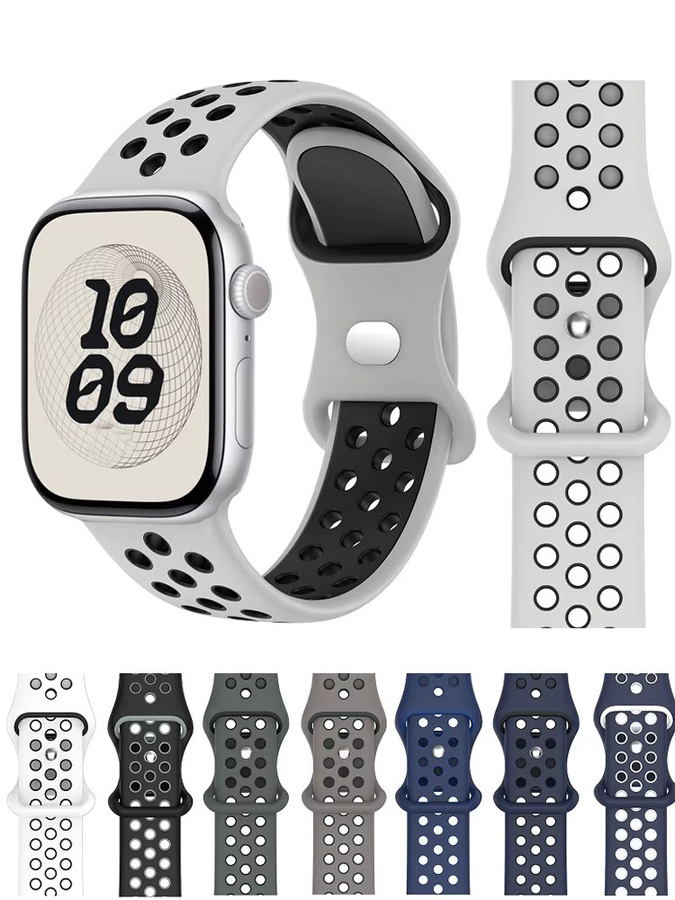 Uhrenarmband Silikon, Sport, Apple Watch, Unisex - Bild 4