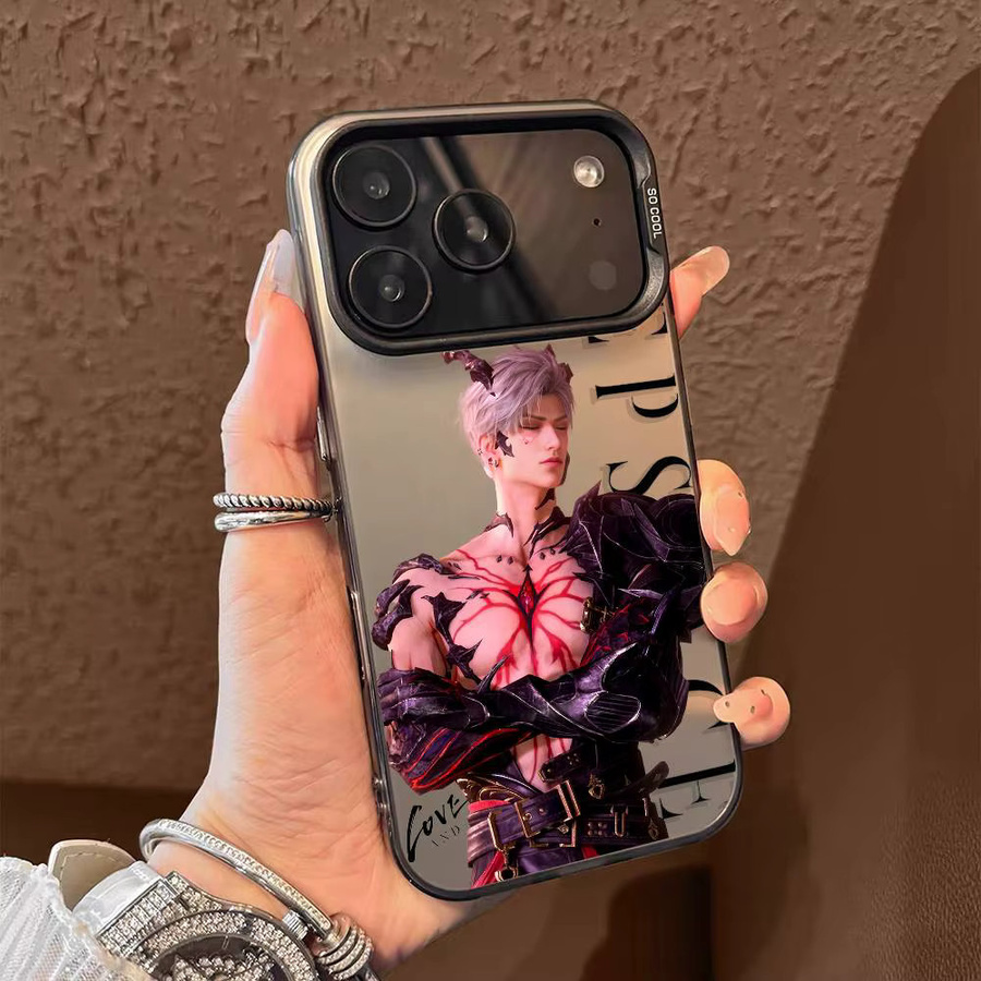 Sylus Love And Deepspace Handyhülle für iPhone 11 bis iPhone 17 Pro Max, Aurora Funda mit Laser-Effekt und mattem Metallic-Finish, mehrfarbig - Bild 3