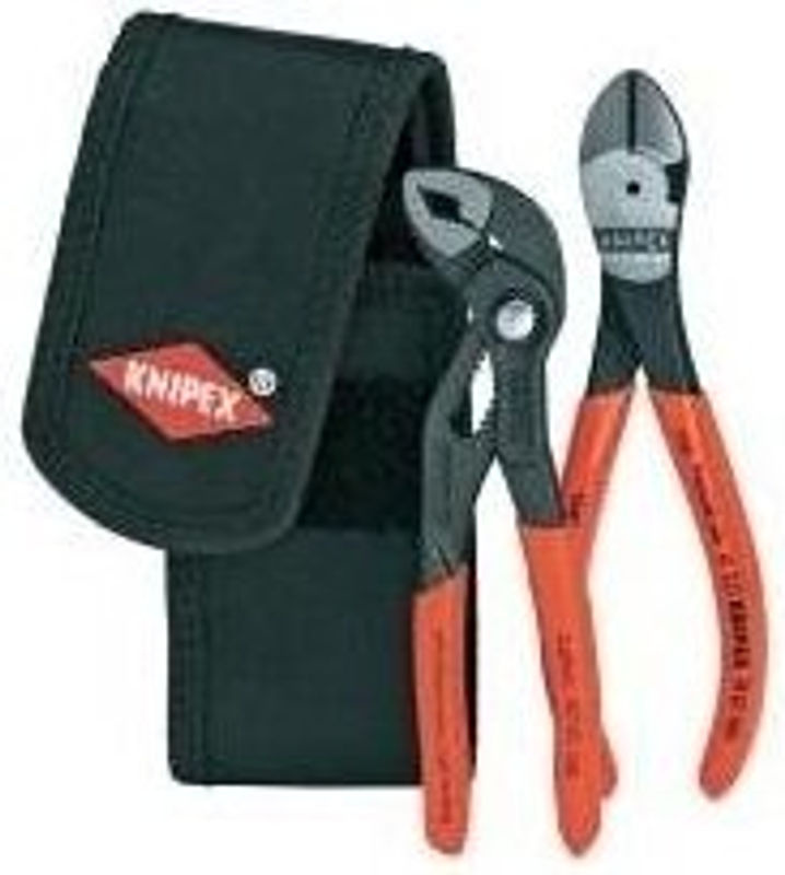 Knipex Mini-Zangenset 00 20 72 V02, 2-teilig, rot/schwarz - Bild 2