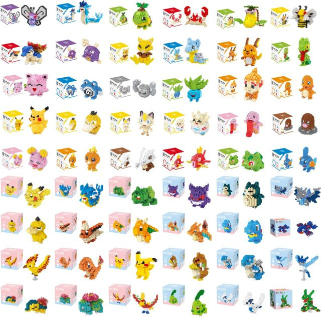 Keeppley Pokémon Blöcke Bausteine, Pikachu, Tiere, ab 14 Jahren - Bild 1