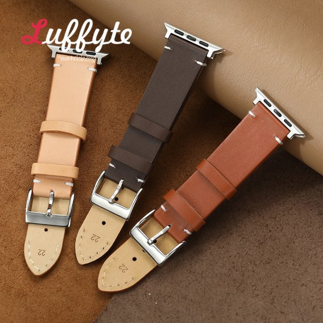 luffyte Uhrenarmband Leder, Unisex - Bild 1