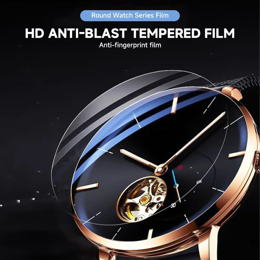 RefitMod Smartwatch-Displayschutz, gehärtetes Glas, 26–46 mm, Unisex - Bild 5