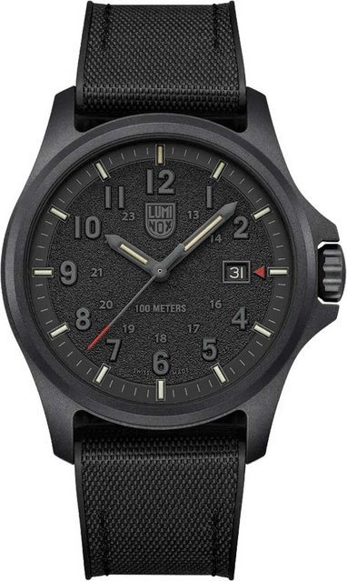 Luminox Armbanduhr Atacama Field, Quarz, Karbon, 43 mm, Herren, Schwarz - Bild 1