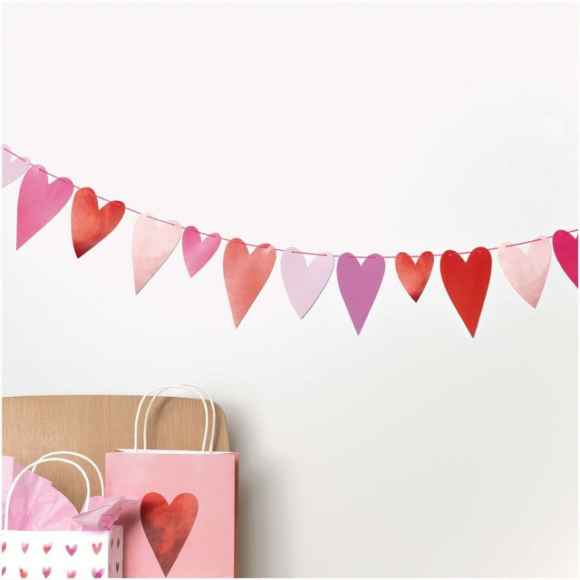 Rico Design Paper Poetry Girlande It must be love mit Herzen aus Karton, Länge: 3 m - Bild 1