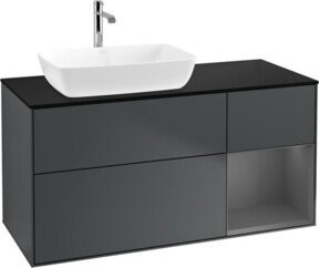 V&B Waschtischunterschrank Finion Wandbeleuchtung in Lackausführung, Breite: 120 cm, Höhe: 50,1 cm, Tiefe: 50,1 cm - Bild 1