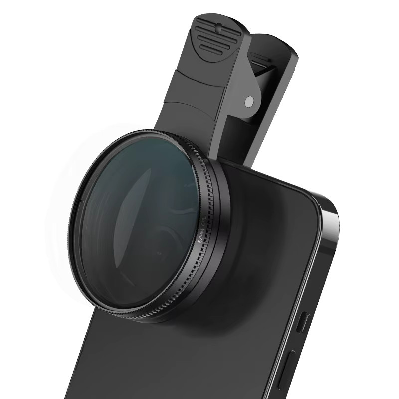 Martvsen Universeller Polarisator-Kameraobjektivclip mit CPL/UV-Filter-Set, 52 mm, Schwarz, für iPhone, Huawei, Xiaomi und Samsung - Bild 5
