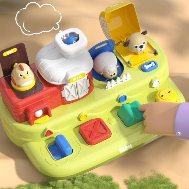 Fashnics Bauernhof Musik Verstecken Popup Spielzeug, ab 0 Jahre - Bild 1