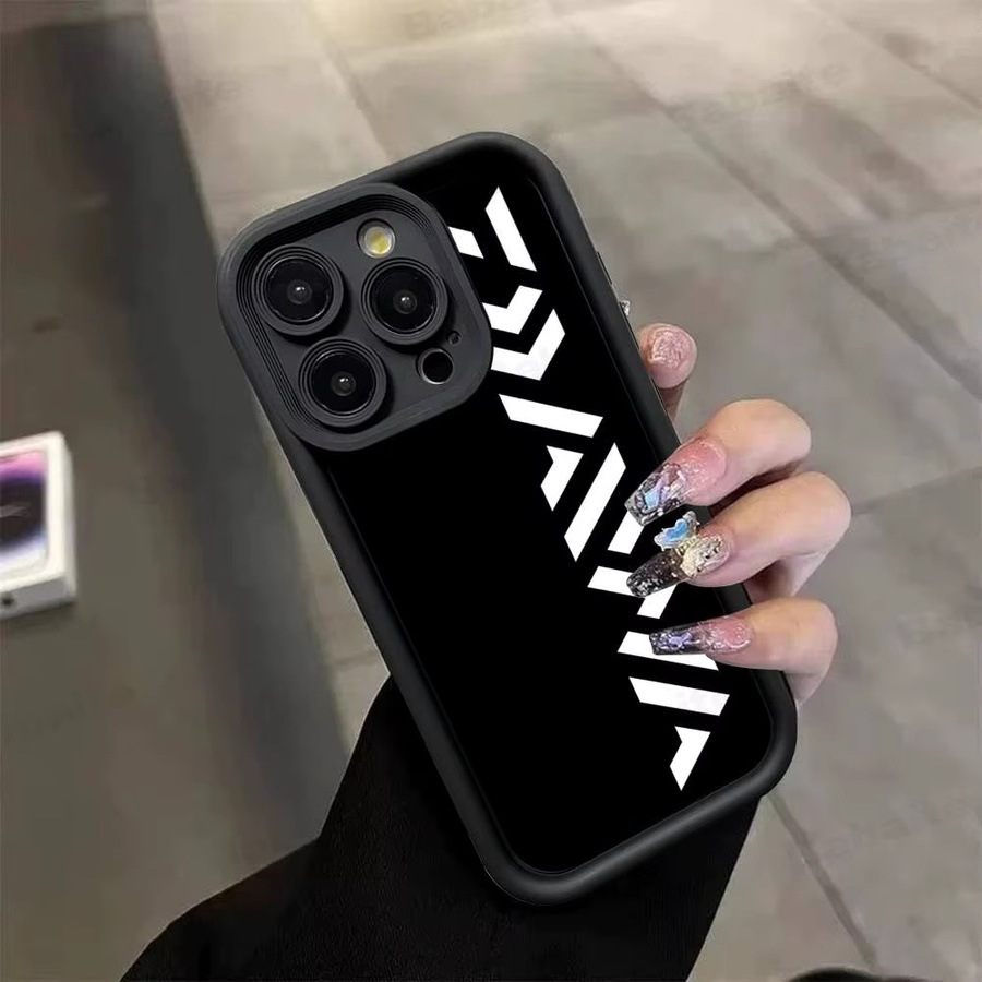 D-DaiwaS Angeln Logo Silikonhülle für iPhone 17 16 15 14 13 12 11 Pro Max Plus - Bild 3