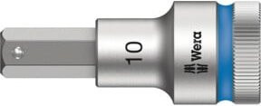 Wera Zyklop Bitnuss 8740 C HF Steckschlüsseleinsatz mit 1/2 Zoll Antrieb, Farbe Schwarz-Silber, Breite: 10 mm, Tiefe: 60 mm - Bild 1