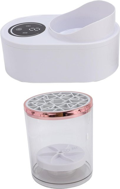 Beautyyy Elektrischer Make-up-Pinselreiniger, 3 in 1, Grau - Bild 1