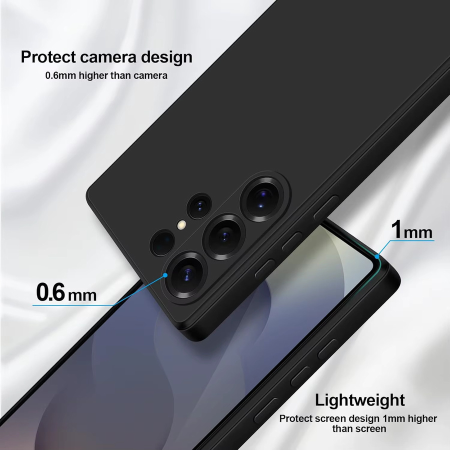Stoßfeste Flüssigsilikon-Handyhülle für Samsung Galaxy S25 Ultra, S25FE, S25, S24 Ultra und S24 in Purple - Bild 4