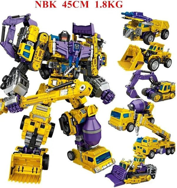 JINJIANG 6 IN 1 Großer Haken Transformation KO GT Devastator Actionfigur, 44cm, ab 14 Jahren - Bild 1