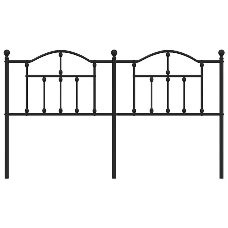 Vidaxl Metall-Kopfteil in Schwarz im klassischen Design mit einer Breite von 180 cm - Bild 2