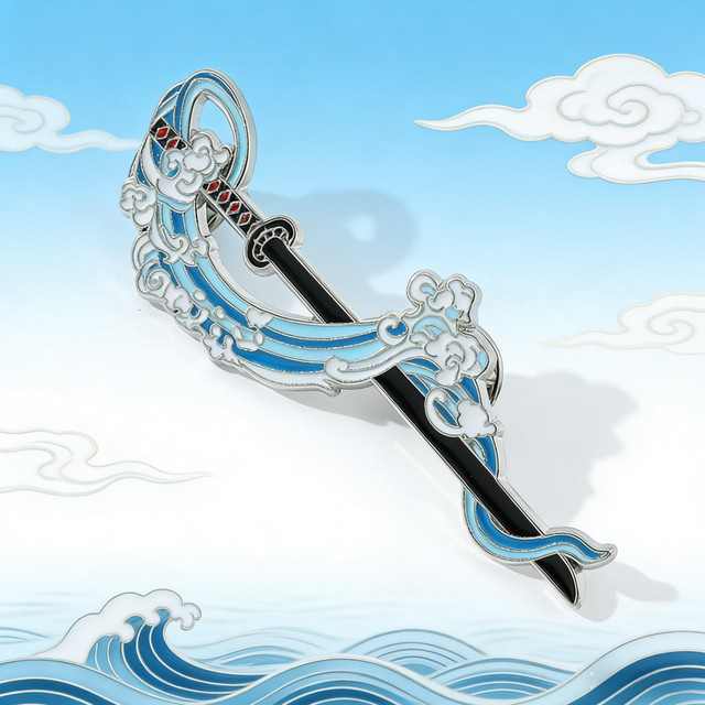 Bandai Emaille Brosche, Demon Slayer Anime, Damen - Bild 1