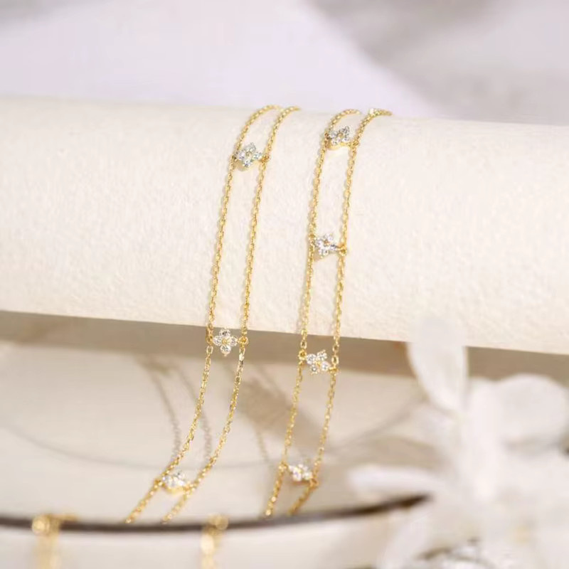 Lnkry Armband, 14K Gold Filled, Moissanit, Damen - Bild 2