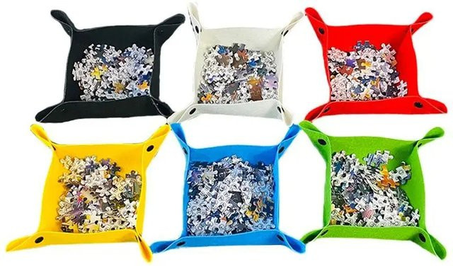 6-Farben-Puzzle-Scheiben-Set, 1000 Teile, Bunt / Mehrfarbig - Bild 1