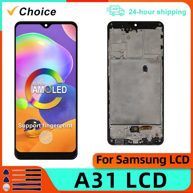 Samsung Galaxy A315 OLED Display mit Touchscreen Digitizer in Schwarz für SM-A315F und SM-A315F/DS Ersatzteil - Bild 1