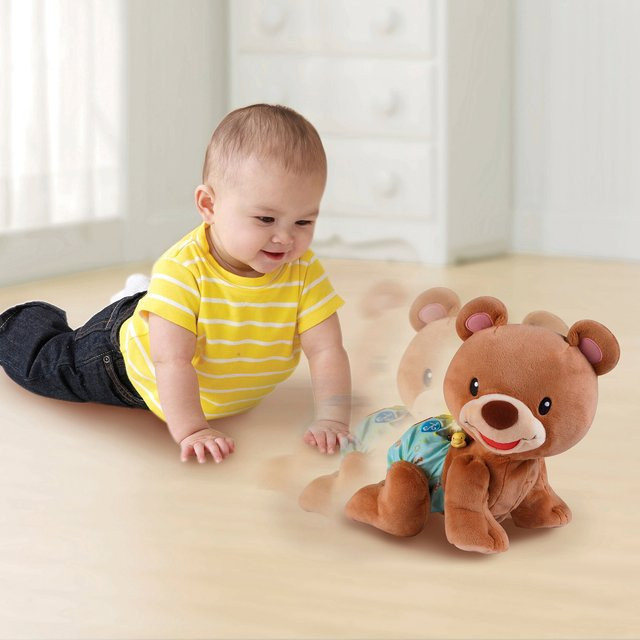 Vtech Baby Krabbel mit mir Bär Stoffspielzeug Plüsch mehrfarbig - Bild 1