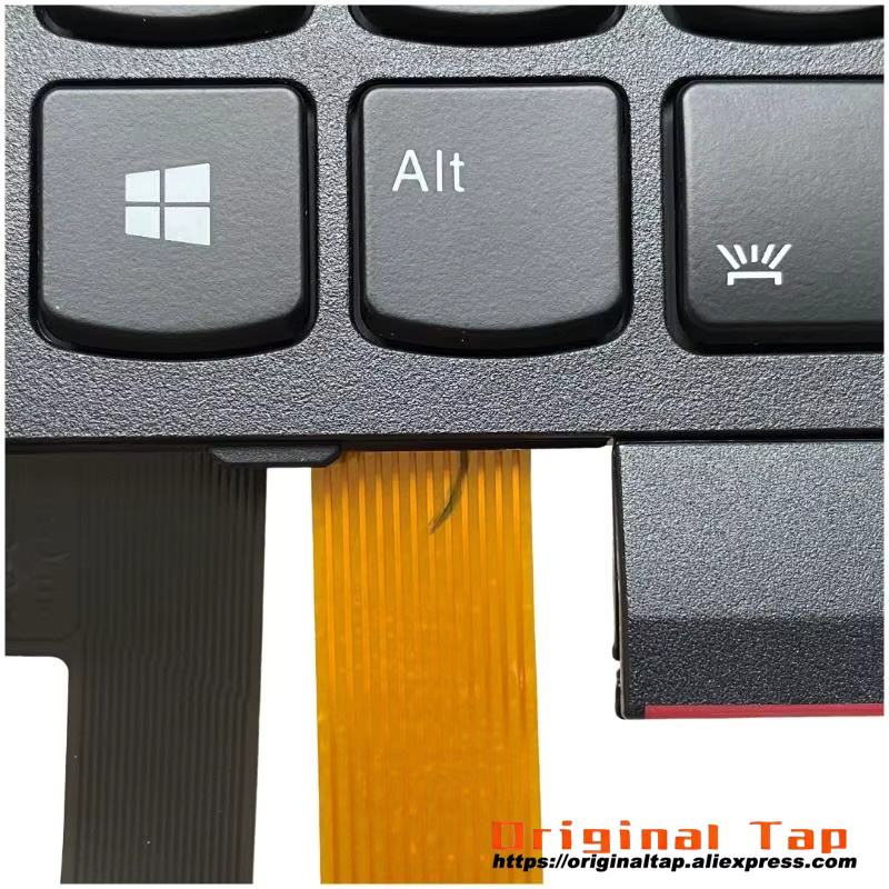 Lenovo Deutsche Tastatur mit Hintergrundbeleuchtung in Schwarz für ThinkPad E480 E485 E490 T480S T490 T495 P43S L480 L490 L380 L390 Yoga QWERTZ - Bild 3