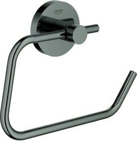 Grohe WC-Papierhalter Essentials in Graphitgrau mit verdeckter Befestigung - Bild 1