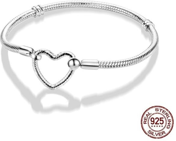Allbestart Armband 925 Silber, Schlangenkette, Damen, 18cm - Bild 1