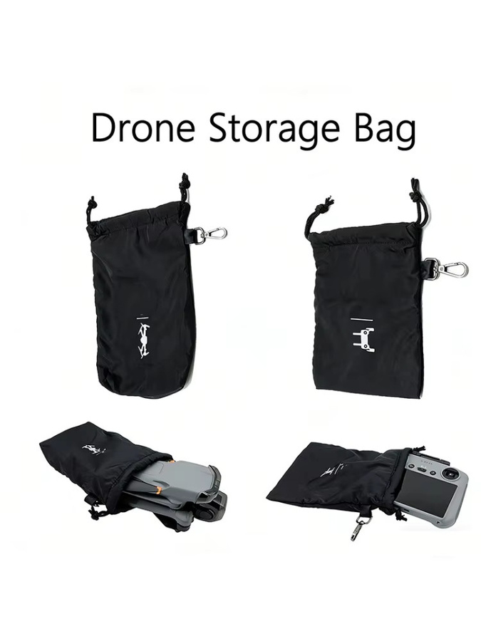 DIXSG Tragbare Drohnen-Controller-Tasche für DJI RC, RC Pro und RC-N1 sowie Aufbewahrungstasche für DJI Mini 3, Mini 3 Pro und Mini 4 Pro in Schwarz - Bild 3