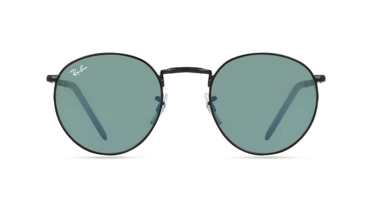 Ray-Ban RB 3637 Sonnenbrille Panto, Vollrand, Metall, Unisex, schwarz - Bild 1