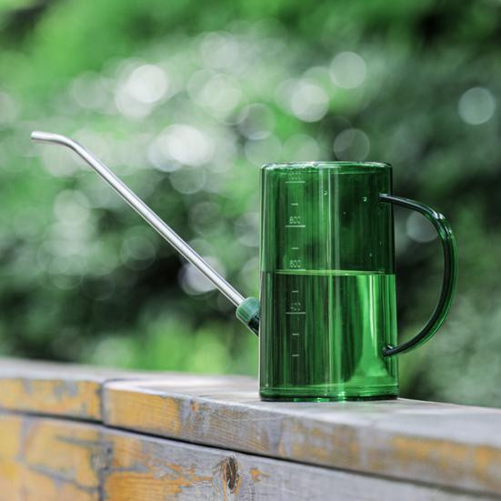 Hello Garden Gießkanne aus Edelstahl in Grau mit langem Auslauf, 1,5 l - Bild 4