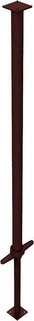 Schake Kanalstrebe Perfekt Ø 32 mm x 1,40 m Braun - Bild 1