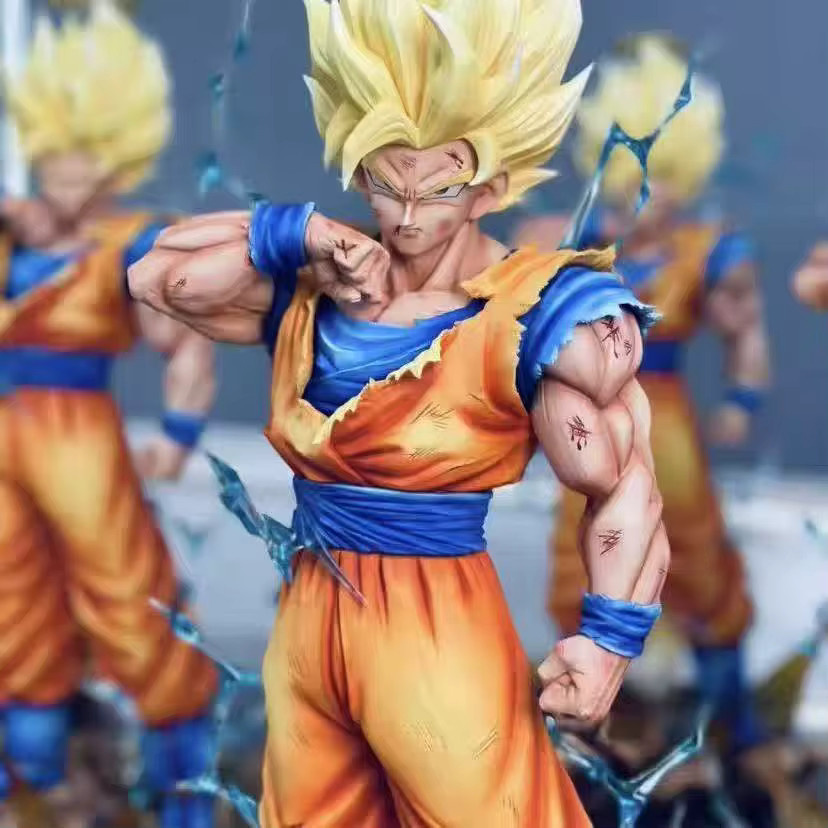 Bandai Dragon Ball Z Son Goku SSJ2 Figur, Actionfigur, mit LED-Basis - Bild 2