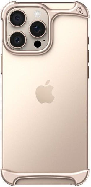 Aluminium Metall Handyhülle für Apple iPhone 13 14 15 16 17 Pro Max Plus Air Slim CNC Kantenrahmen mit Wärmeableitung in Gold - Bild 1