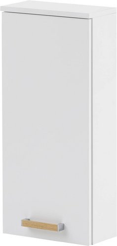 Schildmeyer Hängeschrank Duo in Weiss mit Soft-Close-Türen und LED-Beleuchtung, B/H/T: 32,7 x 72,3 x 16 cm - Bild 1
