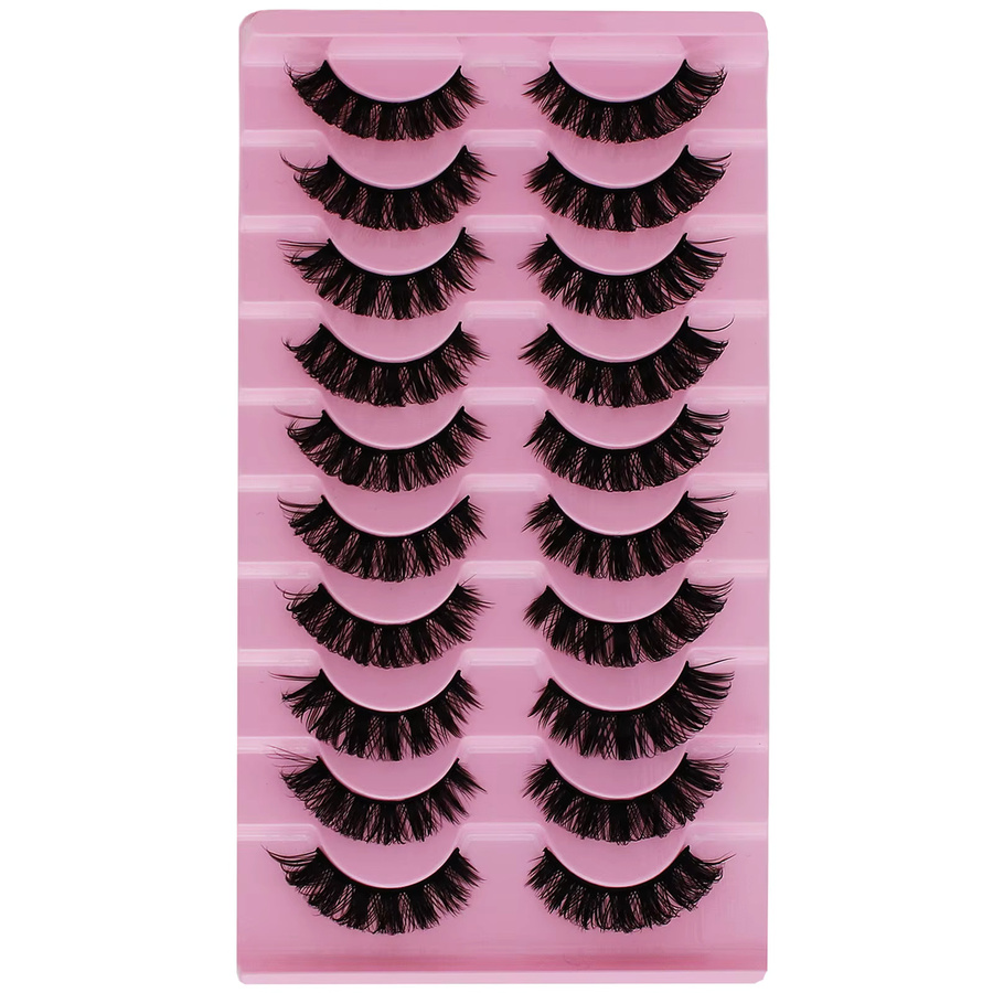 JIEFUXIN Künstliche Wimpern, DD Curl, Black, Unisex - Bild 6