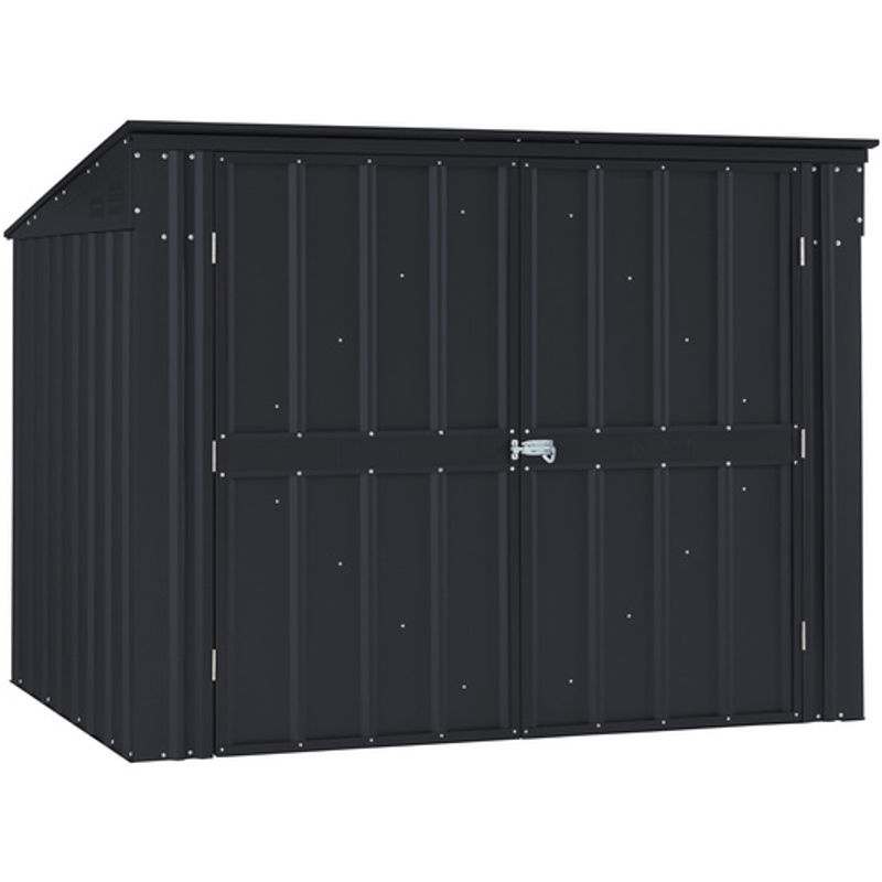 Globel Mülltonnenschrank Easy 5x3 aus Stahl in Anthrazit und Grau, B/T/H: 174 x 101 x 131 cm - Bild 5