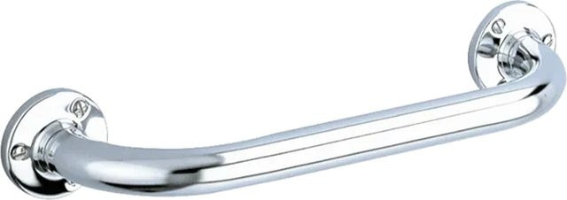 Delabie Haltegriff ECO aus Edelstahl in Silber, hochglanzpoliert, Durchmesser: 25 mm, Länge: 300 mm - Bild 1