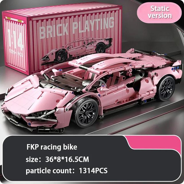 Binchi Keji Travel Racing Sport Auto Modell Bausteine, 1314 Teile, ab 6 Jahren - Bild 1