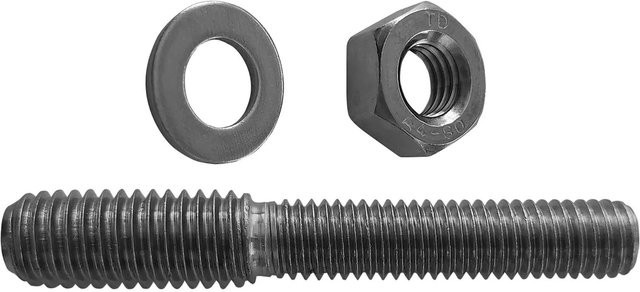 Celo Resitherm Gewindestiftadapter M12 auf M10x70 mm aus Edelstahl in Silber - Bild 1
