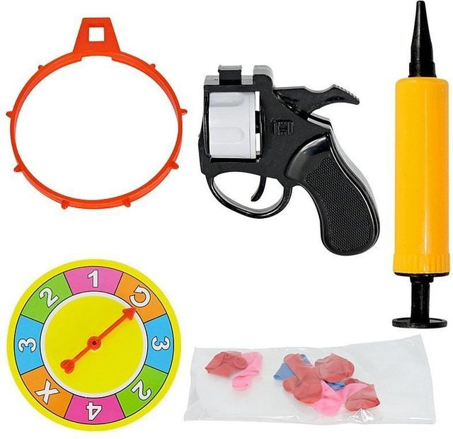 IYUEQIANLI Russisches Roulette Ballon Scherz Drehteller, Bausatz, Interaktives Tischspiel - Bild 1