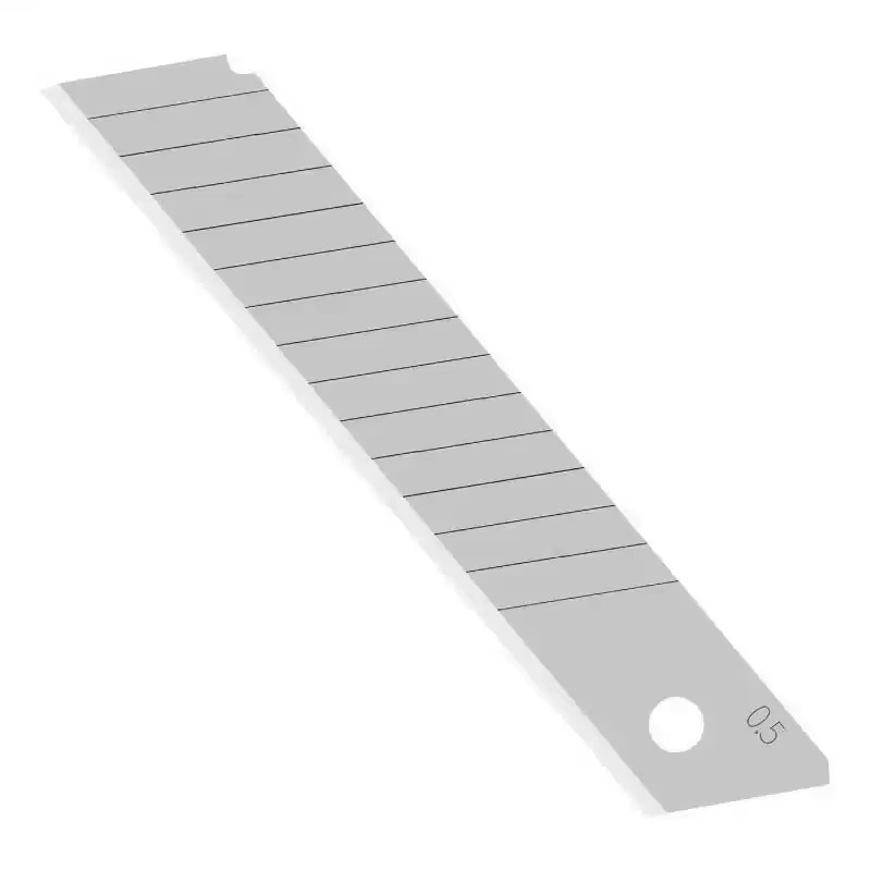 10 Stück multifunktionale Klingen aus kohlenstoffarmem legiertem Stahl in Silber, 18mm Snap-Off Klingen für Büro und Kunst - Bild 5