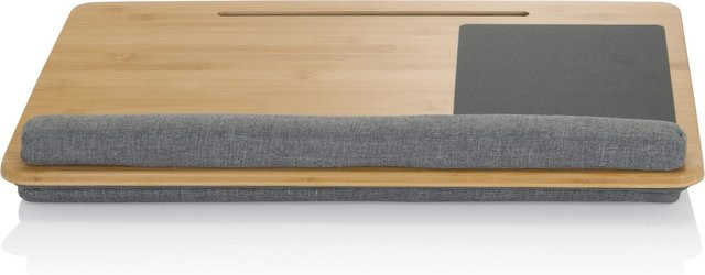 hjh OFFICE Laptopunterlage COMFILAP aus Bambus und Stoff in Braun - Bild 1