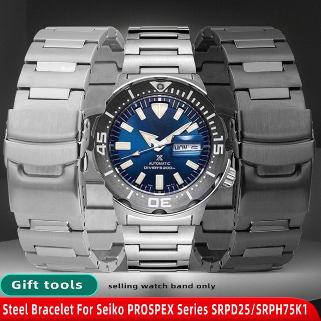 Seiko Uhrenarmband Edelstahl, Silber, 20mm, Unisex - Bild 1