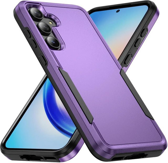Robuste Schutzhülle für Samsung Galaxy A56 A36 A26 A16 A06 A57 A37 A27 A55 A15 A35 5G A54 A14 A24 A53 A05S in Purple - Bild 1