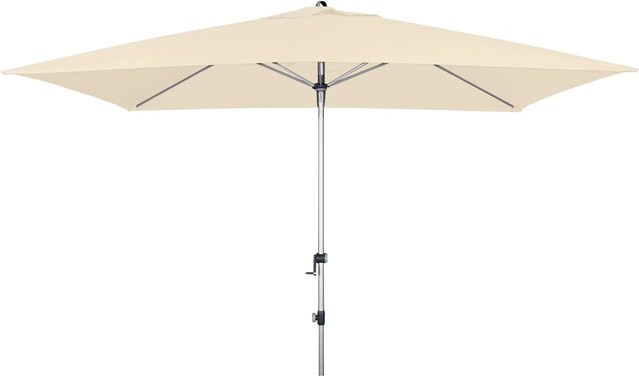 Doppler Marktschirm Expert beige mit Kurbelmechanik und abknickbarer Funktion B: 300 cm, T: 250 cm, H: 200 cm - Bild 1