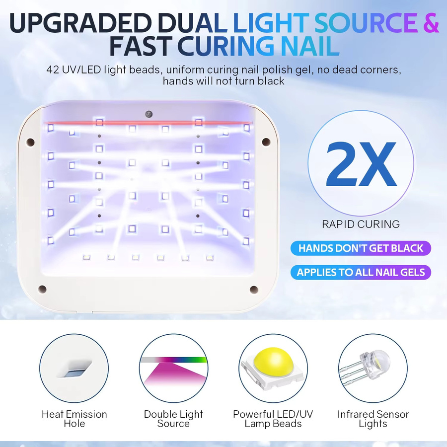 DianaBeauty UV-LED-Nagellampe, 42 LEDs, wiederaufladbar - Bild 3