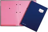 PAGNA Unterschriftenmappe de Luxe mit 10 Fächern für A4 in Pink und Blau - Bild 1