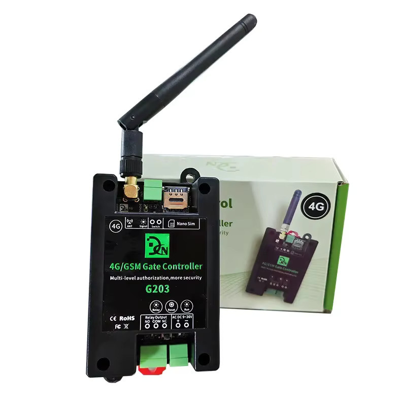 HAMBERS GSM Relais Schalter G203 mit 2G/4G SIM-Karten Steuerung für Türschloss und Tor in Schwarz - Bild 4