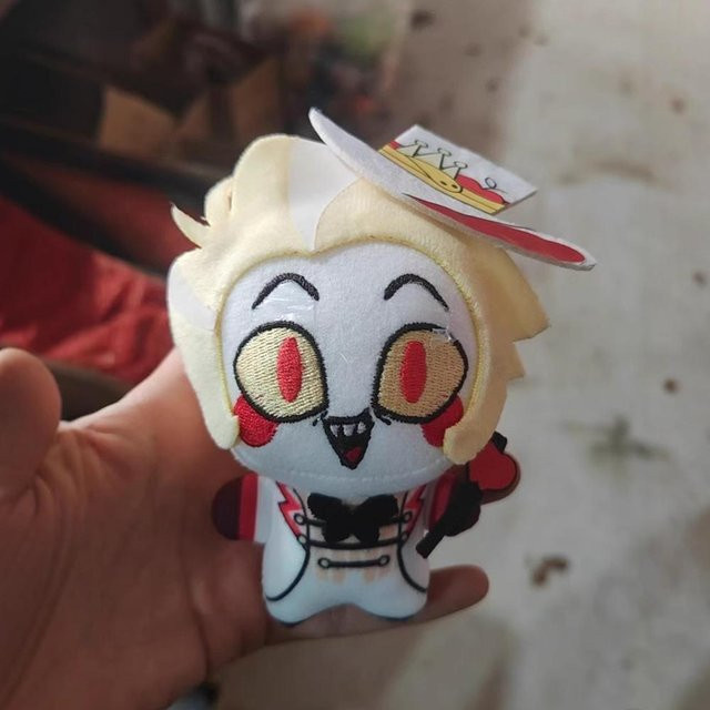 Yiran toy Hazbin Lucifer Plüschpuppen Anhänger, Plüsch / Textil, 10cm, ab 18 Jahren - Bild 1